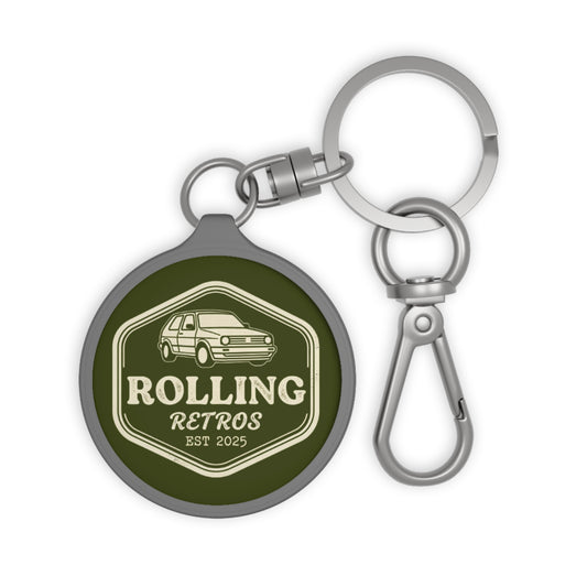 Rolling Retros Keyring Tag
